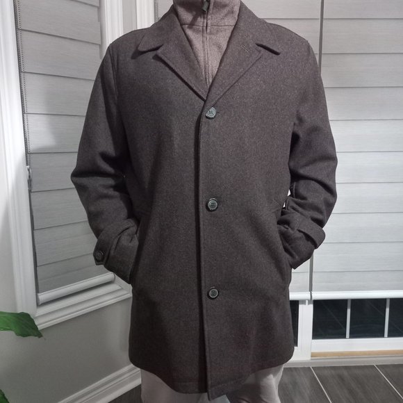Button Down woolen Winter coat - Picture 6 of 7